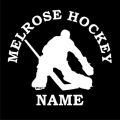 Melrose HS Hockey Goalie Window Decal